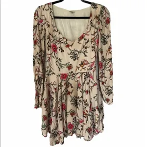 UO Ecote Rosalinda Floral Long Sleeve‎ Dress 4 thumbnail 2