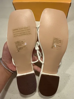 VICI White Strappy Sandals  thumbnail 3