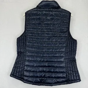 Tommy Hilfiger Puffer Vest Navy Blue Mini Flag Print Packable Lightweight XL‎ thumbnail 12