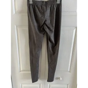 Gymshark Core‎ Leggings Marled Charcoal Gray White Spellout Size Medium thumbnail 3