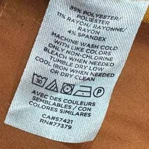 ANN TAYLOR Women's‎ Ochre Wide Leg Cropped Pants Size 8 thumbnail 6