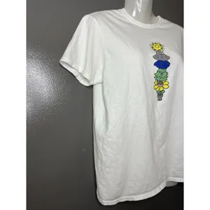 Call Your Mother Shirt Womens Medium White No Bad Days Graphic Tee Positive thumbnail 3
