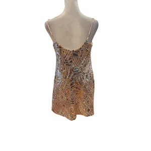 Emerald Sundae Women's Pink Sequin Mini Dress Size S Party Cocktail thumbnail 3