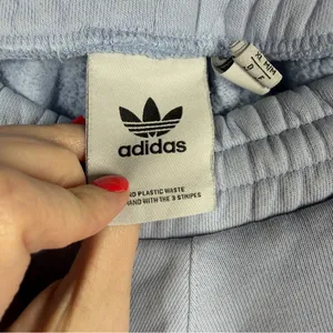 Adidas Light Purple High‎ Rise Sweat Shorts thumbnail 4