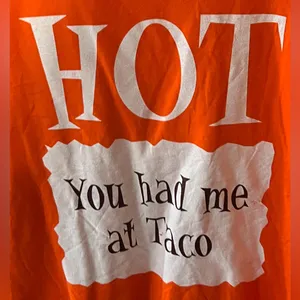 Unisex Orange Graphic Tee thumbnail 2