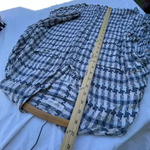Lou & Grey LOFT houndstooth tie front cotton shirt thumbnail 9