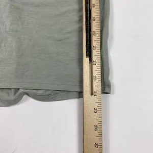 Athleta Shirt Womens XS Green 3/4 Sleeve‎ Open Back Lightweight Athletic Top thumbnail 3