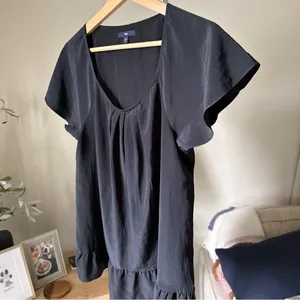 Gap Womens Black Short Sleeve Blouse Size M thumbnail 4
