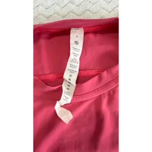 Lululemon Everlux Short Sleeve Train T-Shirt Pink Cropped Size 4 LW3HA8S thumbnail 5