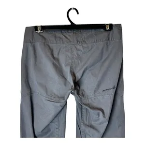 Mammut Pants Women 10 Gray Cotton Straight Leg Adjustable Hem‎ Outdoor Gorpcore thumbnail 4