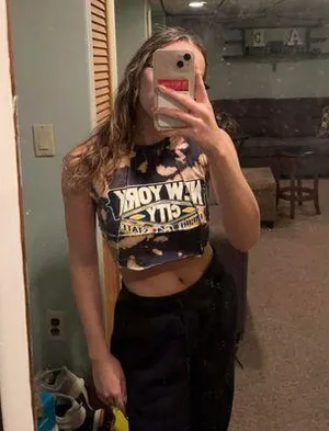 Custom Made Vintage Distressed Crop Top thumbnail 1