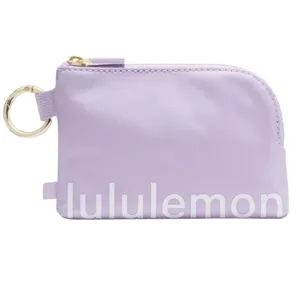 Lululemon Clippable Card Pouch Lavender Frost / White thumbnail 3