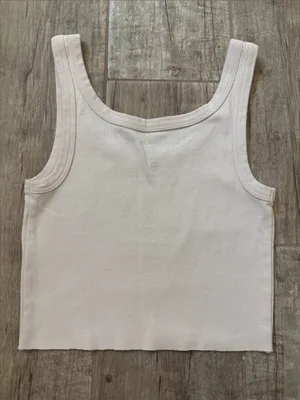 Billabong Cream Crop Tank with Graphic thumbnail 2