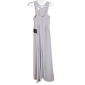 Lulus Air of Romance grey maxi dress size XS thumbnail 6