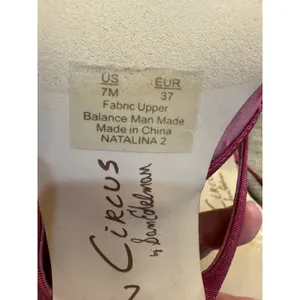 Circus NY by Sam Edelman Women's Natalina Heeled Sandal Magenta Size 7 Bow thumbnail 9