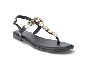 Black Coin Sandals thumbnail 2