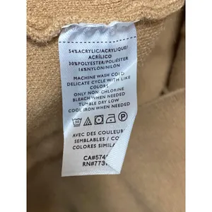 Ann Taylor Brown Tan Two Button Collared Long Sleeve Knit Blazer Coat Jacket XXS thumbnail 5