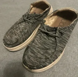 Hey Dude women’s Wendy Rise Sox Grey size 9 thumbnail 1