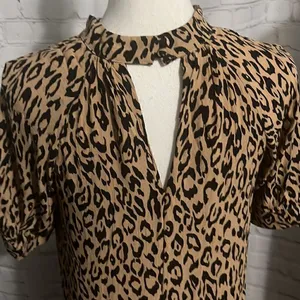 Anthropologie Dress - Brown Cheetah - XS thumbnail 3
