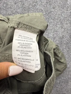 Vuori Womans XS Olive Green High waisted Utility Pocket Shorts thumbnail 6