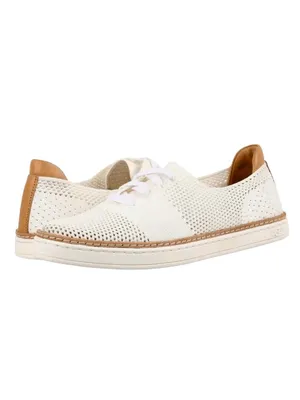 NWT UGG Pinkett Lace-Up HyperWeave Casual Knit Sneaker White Ivory Size 8 thumbnail 15