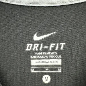 NWT Nike‎ Dri Fit Legend Short Sleeve Shirt Black Athletic Women's Medium thumbnail 4