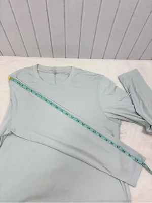 lululemon athletica Pale Blue Long-Sleeve Crew Tee thumbnail 9