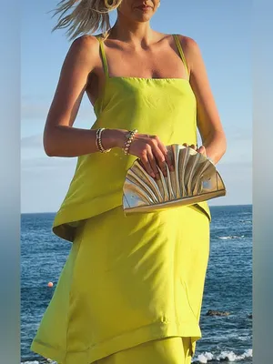 Show Me Your Mumu Ella Chartreuse Green Maxi Dress size Medium M NWOT thumbnail 2