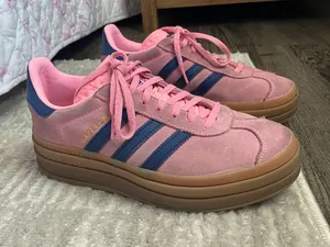 Adidas Gazelle Bold Women’s Sneakers Pink Glow Gum size 7 thumbnail 1