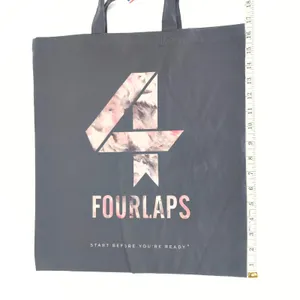 4 Laps/Four Laps Gray/Grey with Pink Camo Logo 2-Way Stretch Signature Tote NWT thumbnail 10