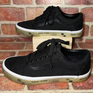 Pre-Owned Vans Old Skool Off The Wall Black Unisex Shoes Sneakers Size 9 thumbnail 5