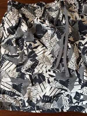 Nike Collage Icon Volley Shorts Black Pattern Men's XL Extra Large 90’s lined thumbnail 3