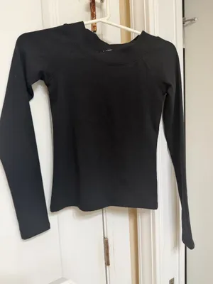 ZARA Black Long Sleeve Top thumbnail 2