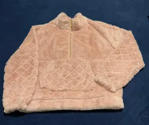 No Boundaries Quarter Zip Fuzzy Sweatshirt thumbnail 1