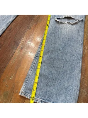 Citizens of Humanity Blue Flare Distressed Jeans Size 24 thumbnail 8