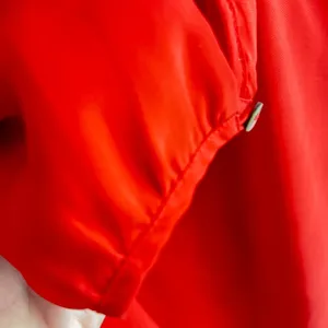 H&M Bright Red Button-Up Blouse – Size 8 thumbnail 4