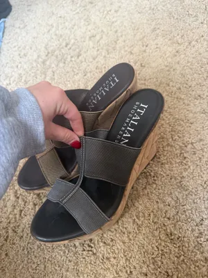 Italian Shoemakers cork heel wedge thumbnail 2