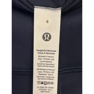Lululemon Wunder Train High Rise Tight 28" Size 4 True Navy NWT Authentic thumbnail 5