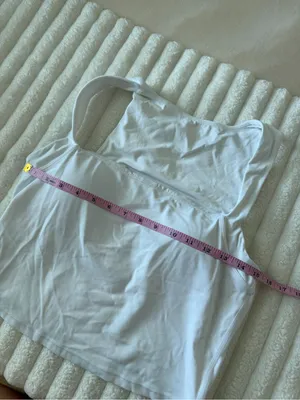 CRZ Yoga White Square Neck Tank Top thumbnail 5
