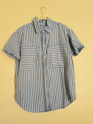 Nwot Free people we the free Christopher linen shirt thumbnail 2