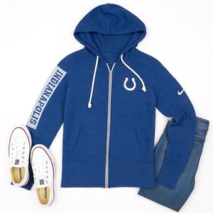 Nike NFL Indianapolis Colts Dri-FIT Full Zip Hoodie Blue Women’s XS Athletic EUC thumbnail 4
