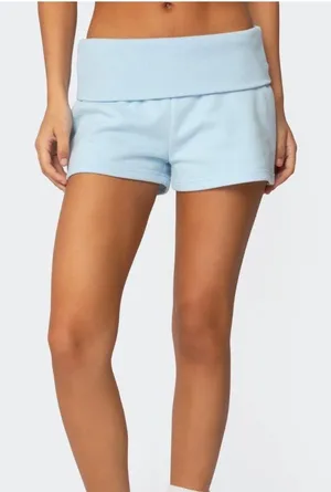 Edikted fold over sweatshorts size small thumbnail 1