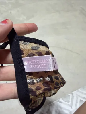 Victoria’s Secret Sheer Leopard Print Triangle Bralette small thumbnail 9
