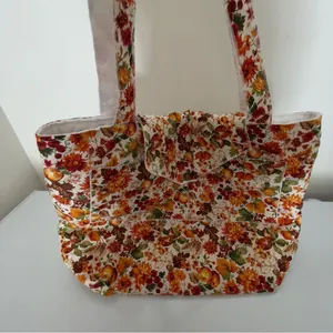 Vintage Quilted large tote bag thumbnail 1