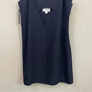 NEW Anthropologie Mare‎ Mare Navy Cut Out Shift Mini Dress Size XL thumbnail 4