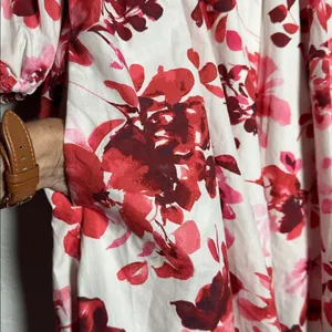 NEW Abercrombie & Fitch Emerson Poplin XST Mini Dress Summer Vaca Floral Tall thumbnail 5