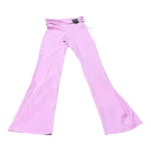 Gap fit Smooth Foldover Mini Flare Leggings, Women’s Size Medium, Pink, NEW thumbnail 2