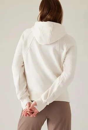 Retroplush Revive Hoodie Sweatshirt in Magnolia White Size M thumbnail 6