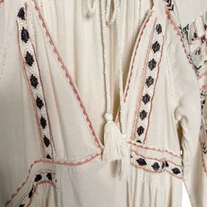 Free People All My Life Mini Tunic Dress Off-White SZ XS thumbnail 6
