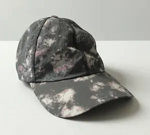 Lululemon Fast and Free Run Hat Tie Dye Grey Pink Adjustable Running Cap OS thumbnail 1